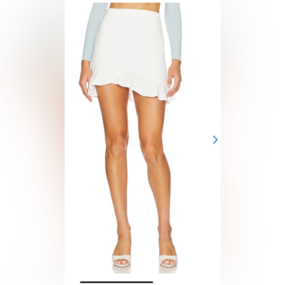 Super down skirt white size small